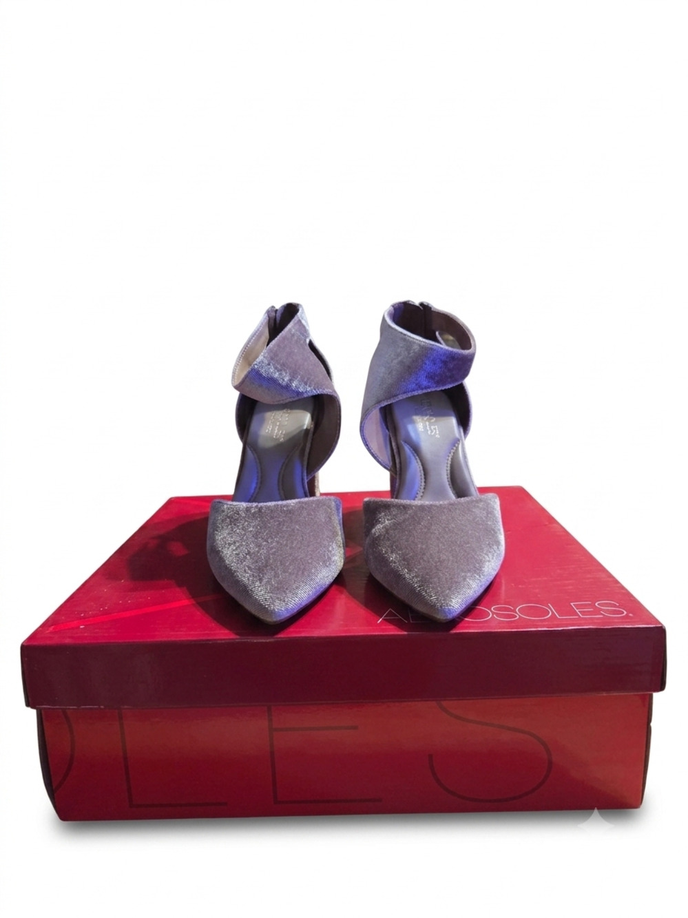 Aerosoles Tax Cut Pink Velvet Pointed Toe Heels Women's 7M NIB